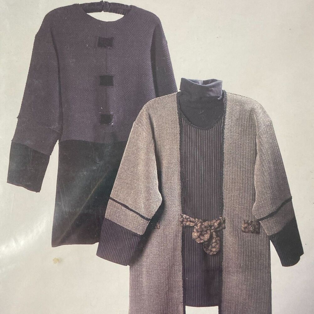 Nancy Mirman NM265 Pattern Tunic Tudu S - 2X Patchwork Lagenlook Shirt Top